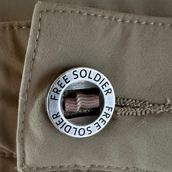 Free Soldier Cargo Hiking Tactical Pants Mens 36X34 Tan - Picture 5 of 11